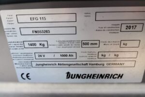 Wózek widłowy Jungheinrich EFG 115