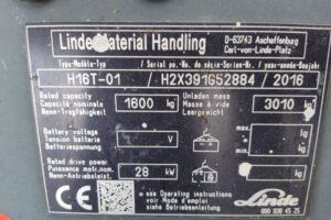 Wózek widłowy Linde H16T-01