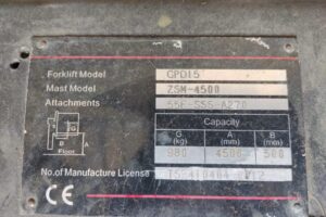 Wózek widłowy Heli CPD15