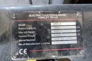 Wózek widłowy Heli CPD15