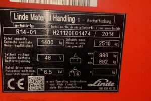 Wózek widłowy Linde R14-01