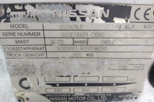 Wózek widłowy Nissan U1D2A25LQ