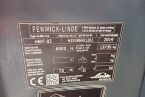 Wózek widłowy Linde H60T-03